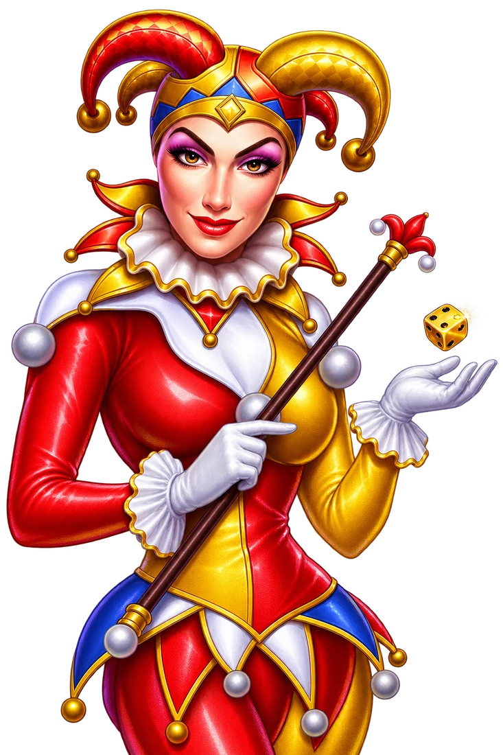 Ilustración original del Joker; no es una captura de una partida